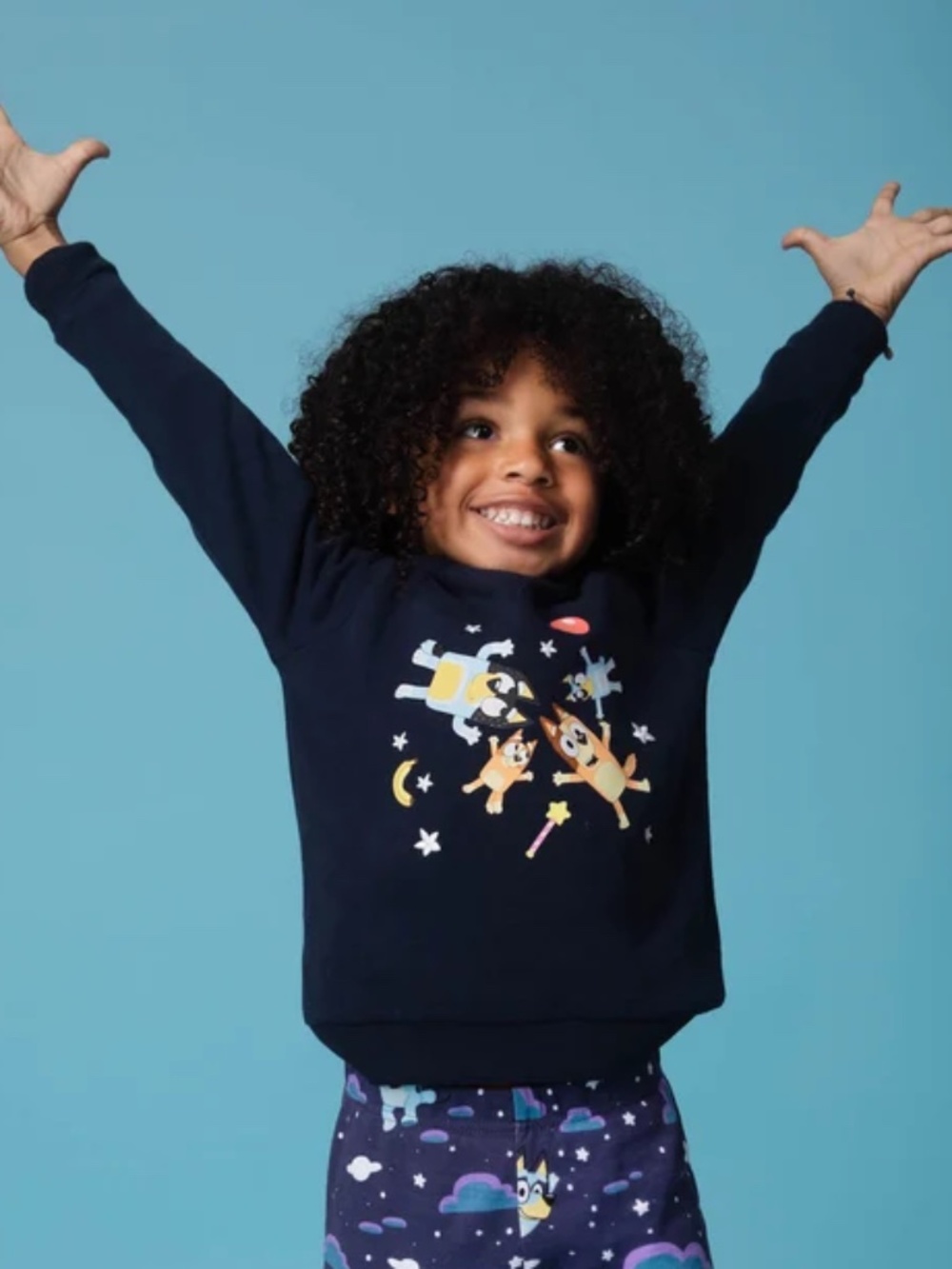Bluey x CAMP | Kids Sweatshirt | Navy | 6-8T